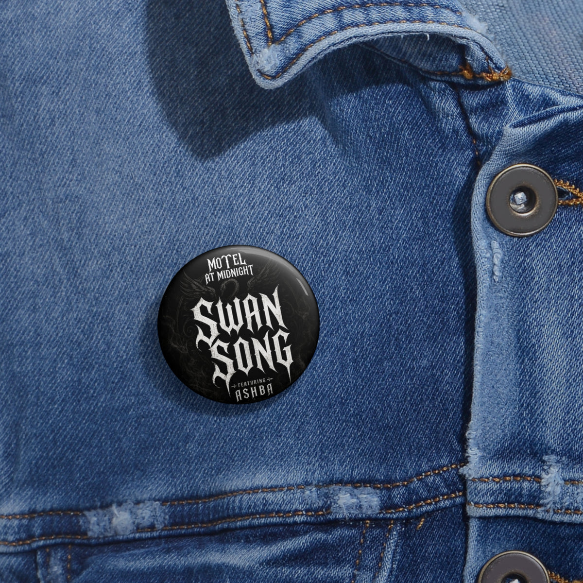 Motel At Midnight "Swan Song" Pin Button