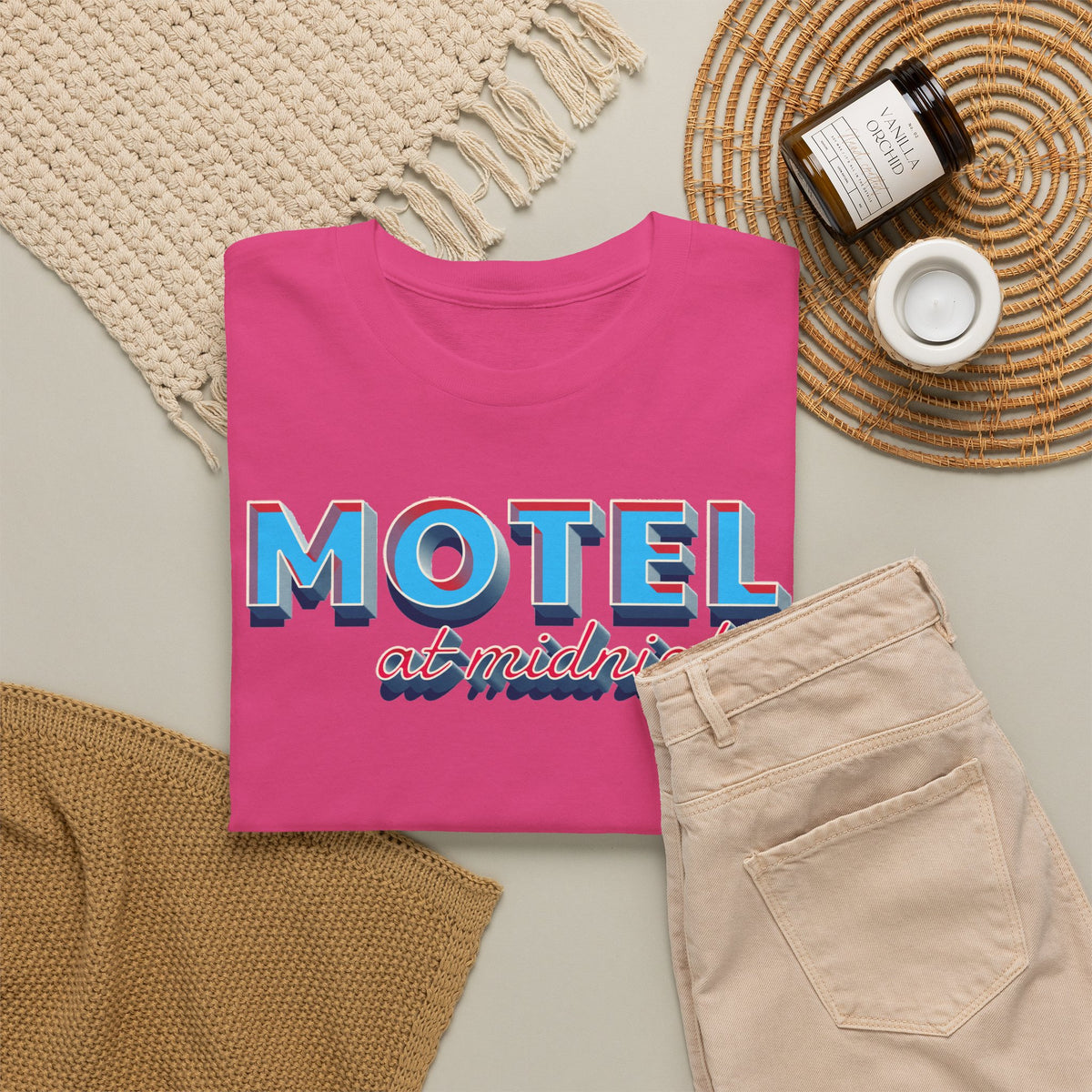 Motel At Midnight Logo Tee