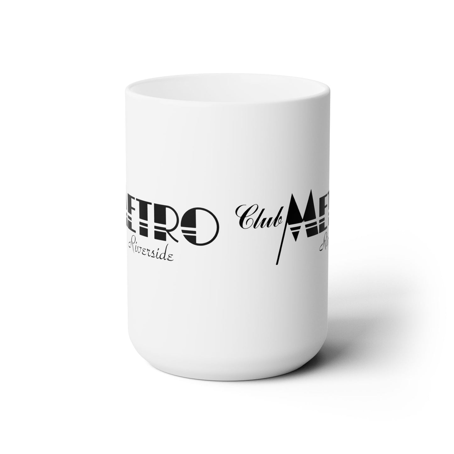 Club Metro White Ceramic Mug 15oz