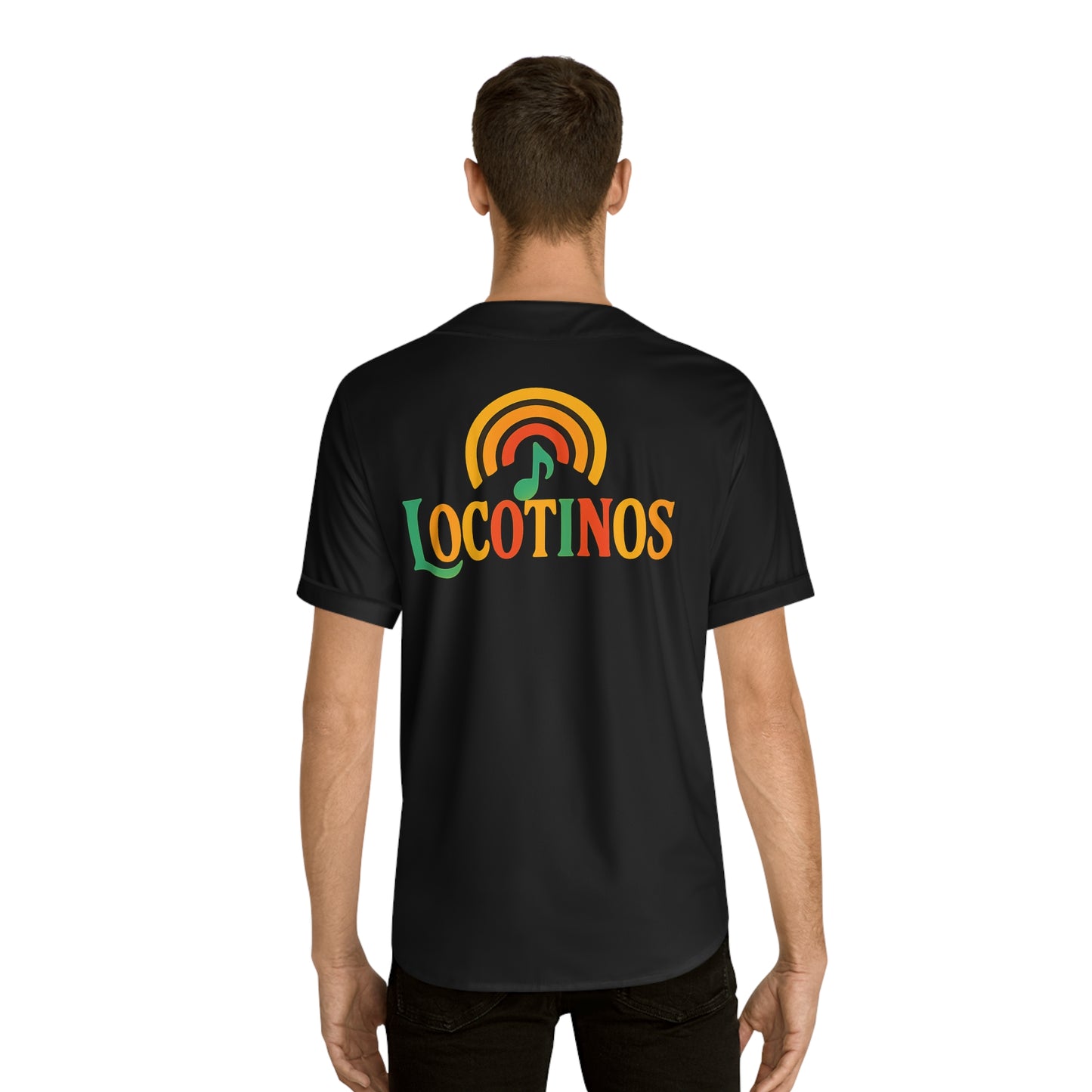 Men's Baseball Jersey - Retro Locotinos Design for Sports Fans