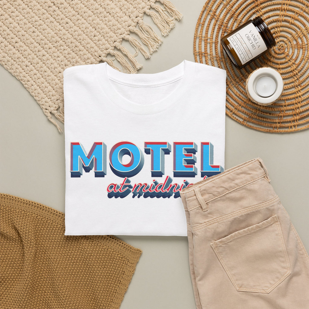 Motel At Midnight Logo Tee