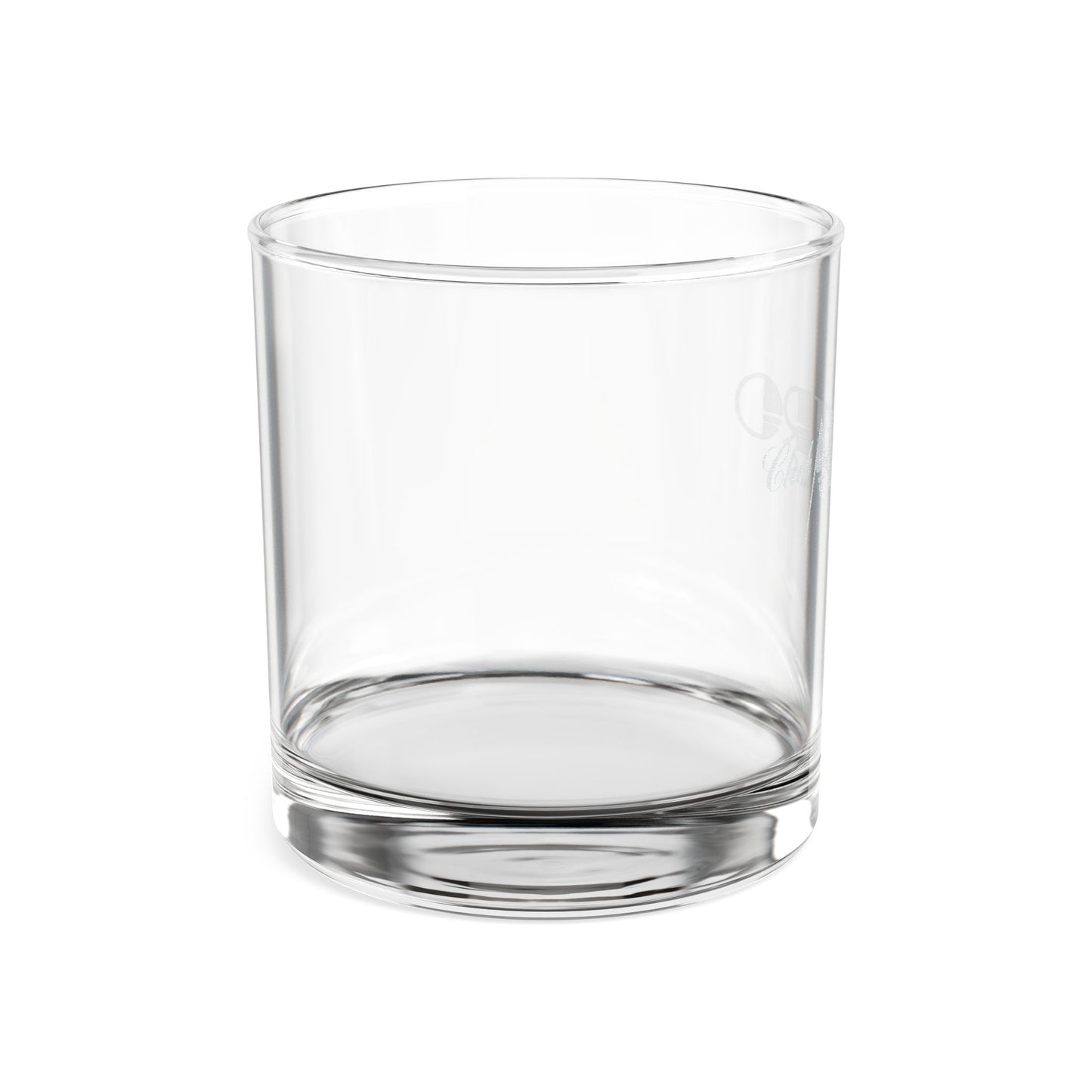 Club Metro Engraved Logo Rocks Glass