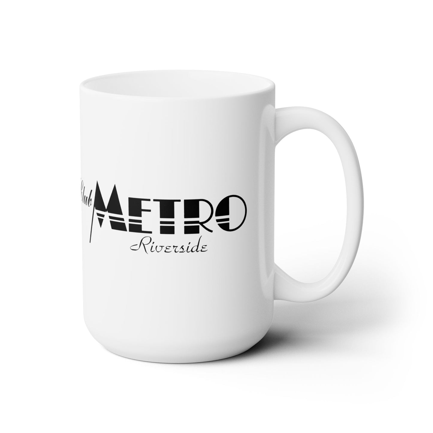 Club Metro White Ceramic Mug 15oz