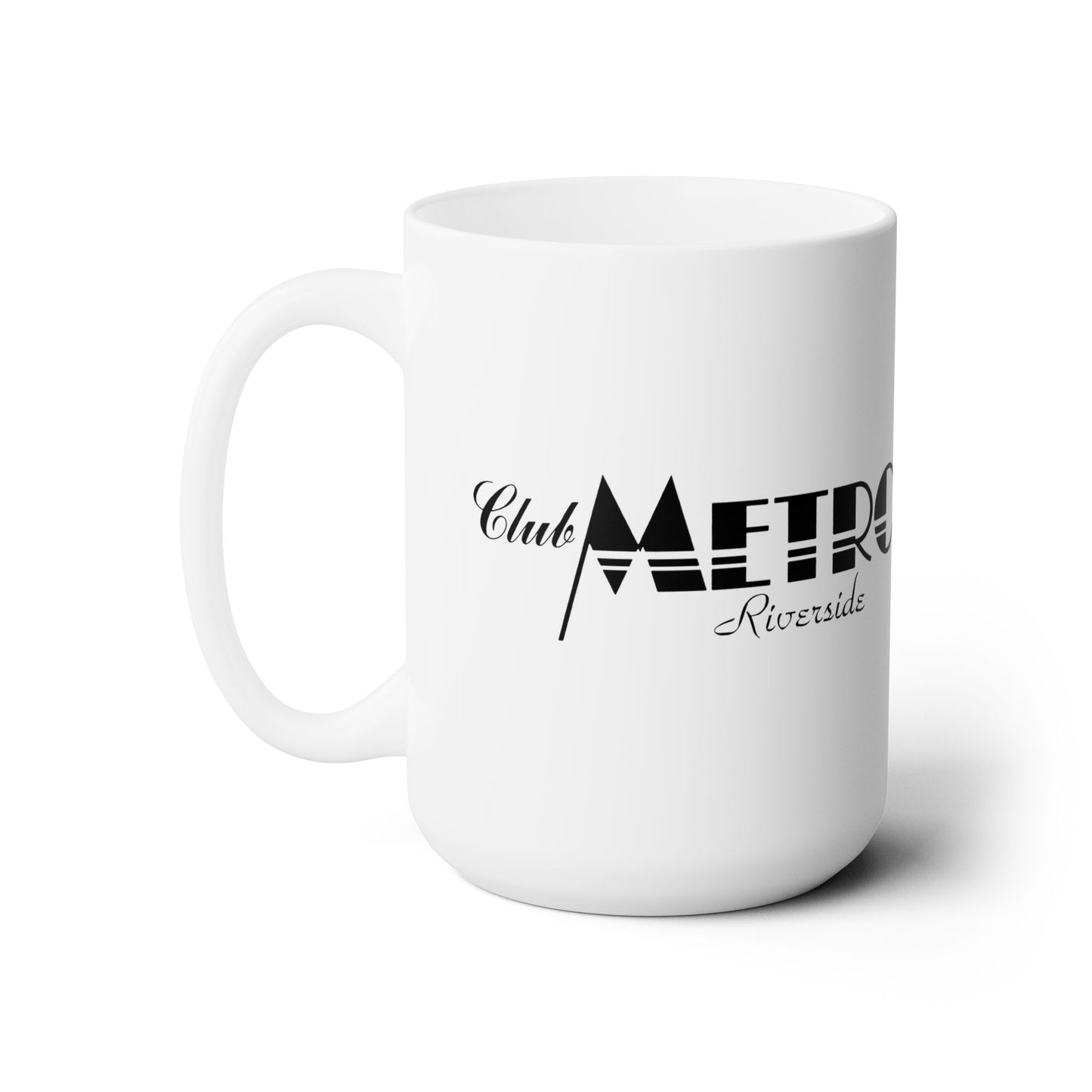 Club Metro White Ceramic Mug 15oz