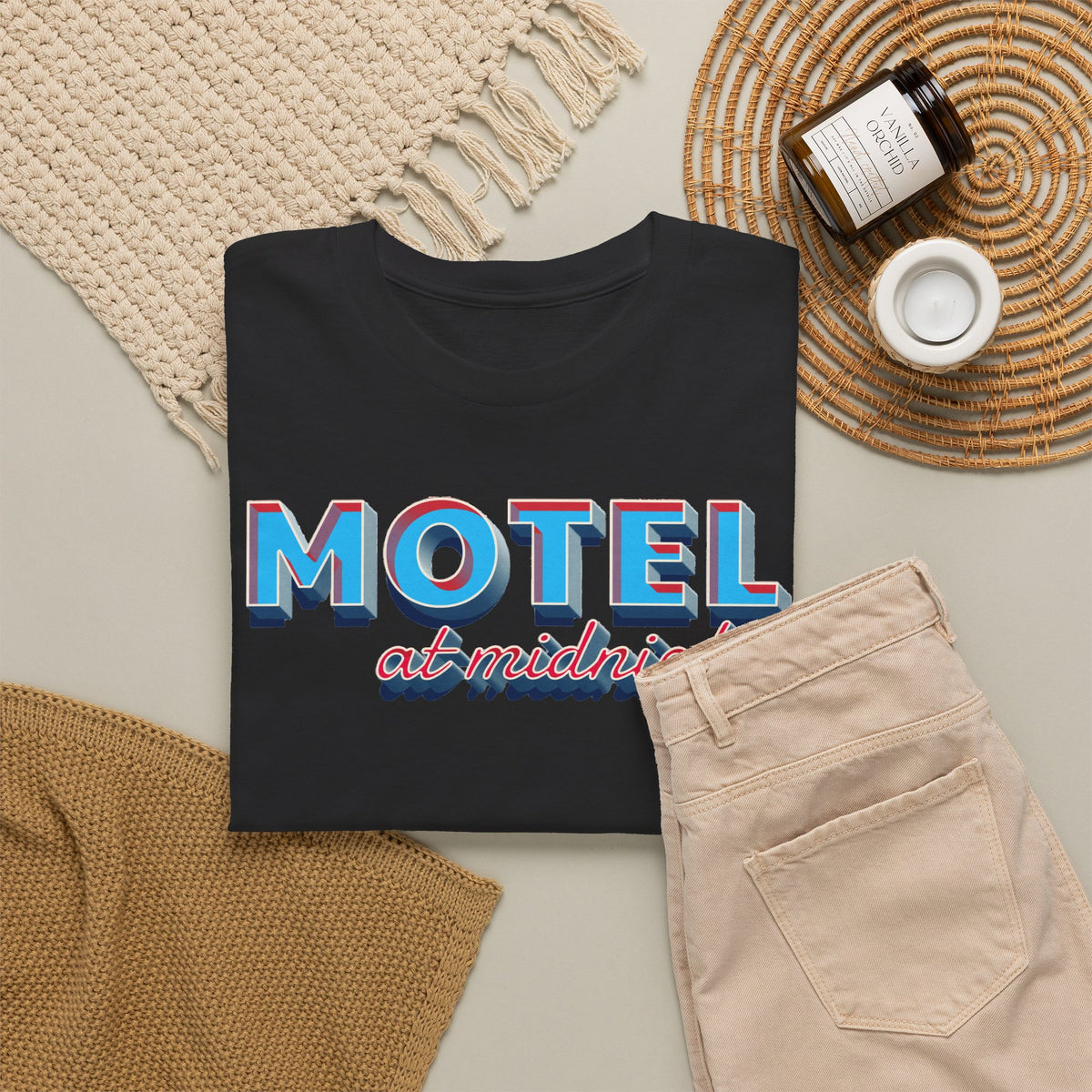 Motel At Midnight Logo Tee